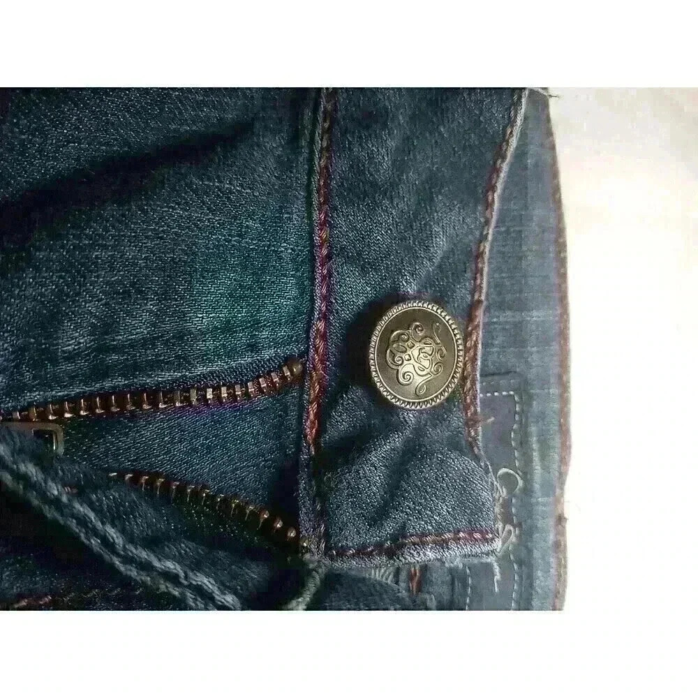 Jessica Simpson Kiss Me jegging jeans size‎ 25 Dark Wash - Picture 10 of 11